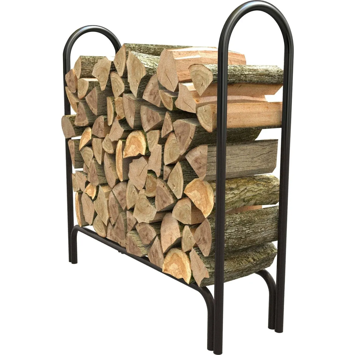 Panacea - 4' Deluxe Log Rack Black