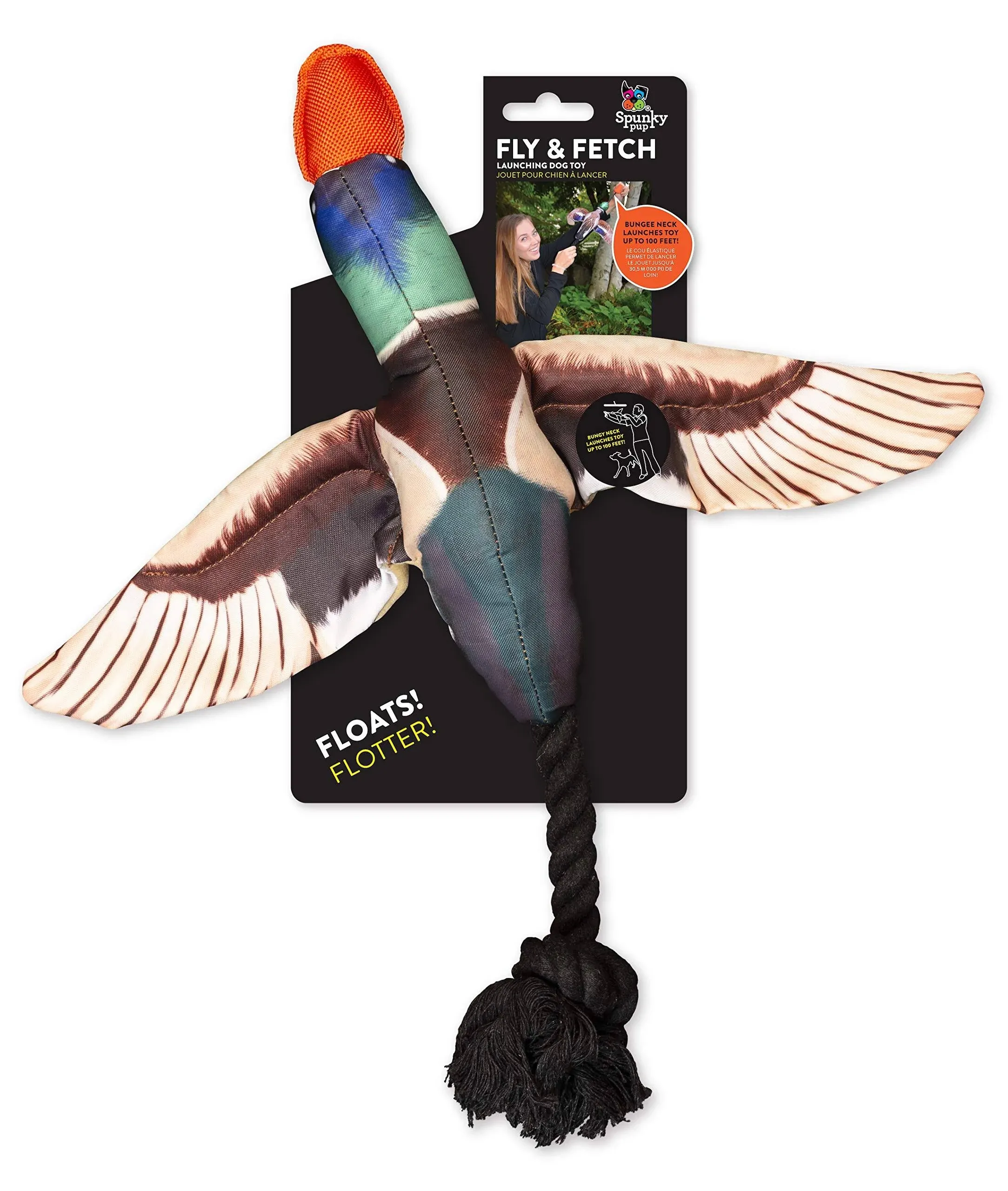 Spunky Pup Fly & Fetch Bird Dog Toy