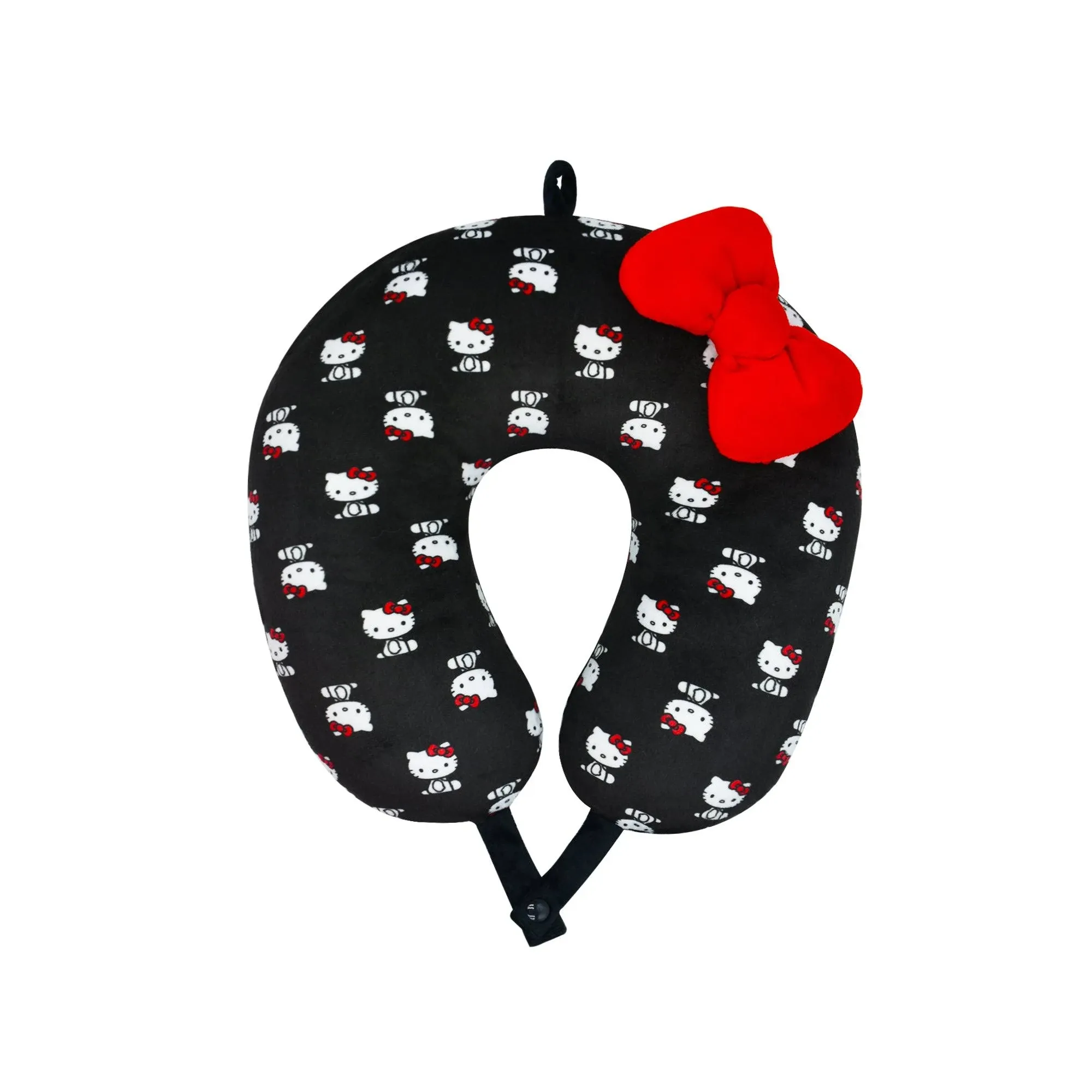 Ful Black Hello Kitty Portable Travel Neck Pillow