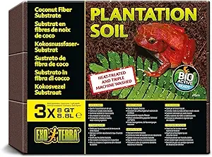 Exo Terra Plantation Soil, 8 Quarts - 3 Count (Pack of 1)