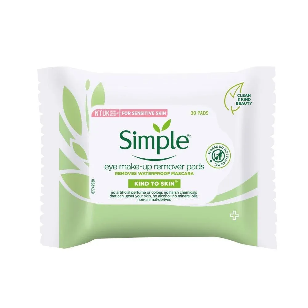 Simple Eye Make Up Remover Pads