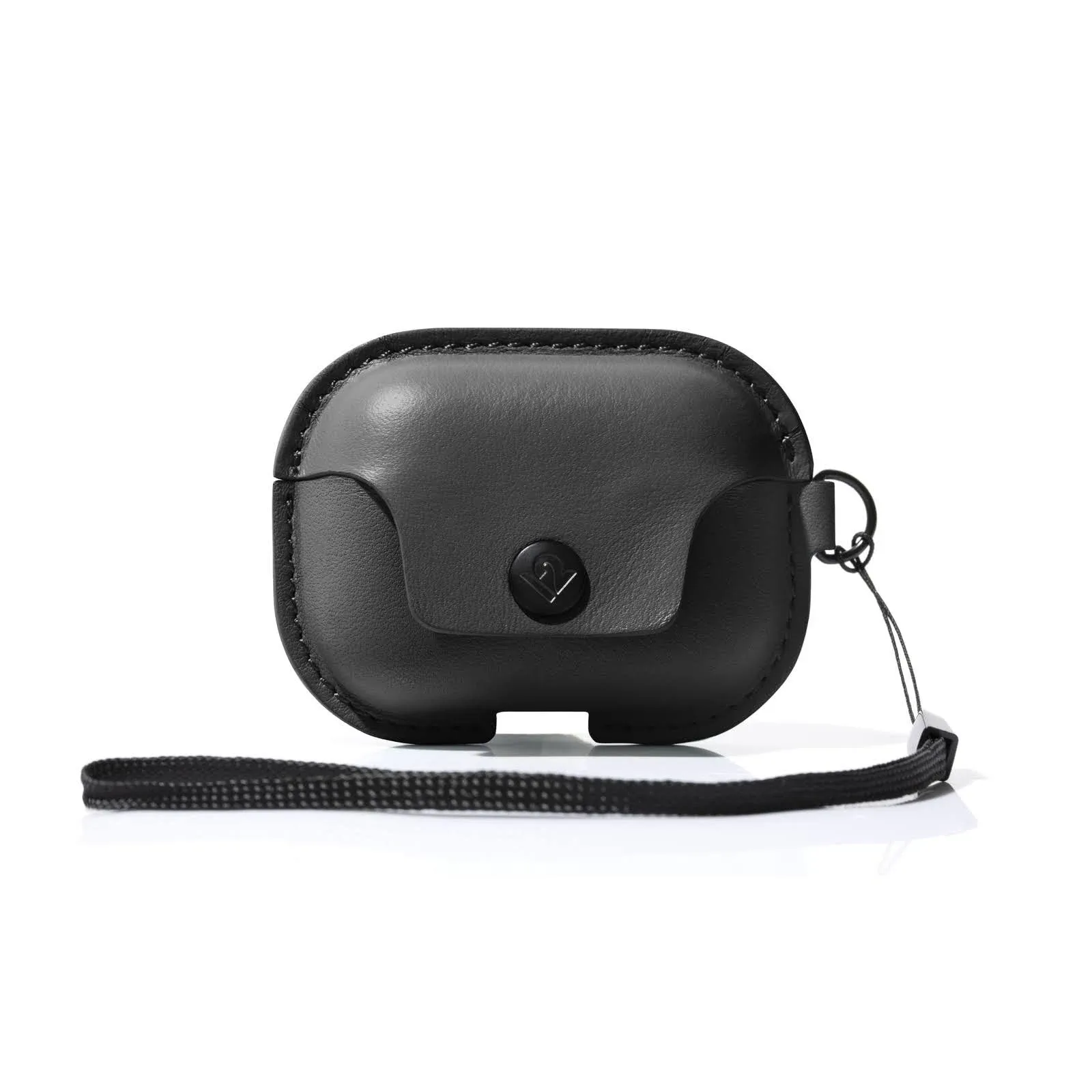 Twelve South 12-1967 AirSnap for AirPods Pro Black Leather Case