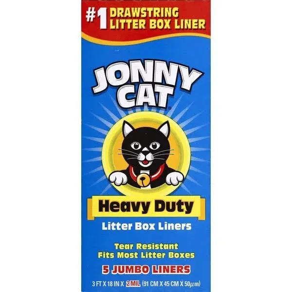 Jonny Cat Litter Box Liners 5 Count