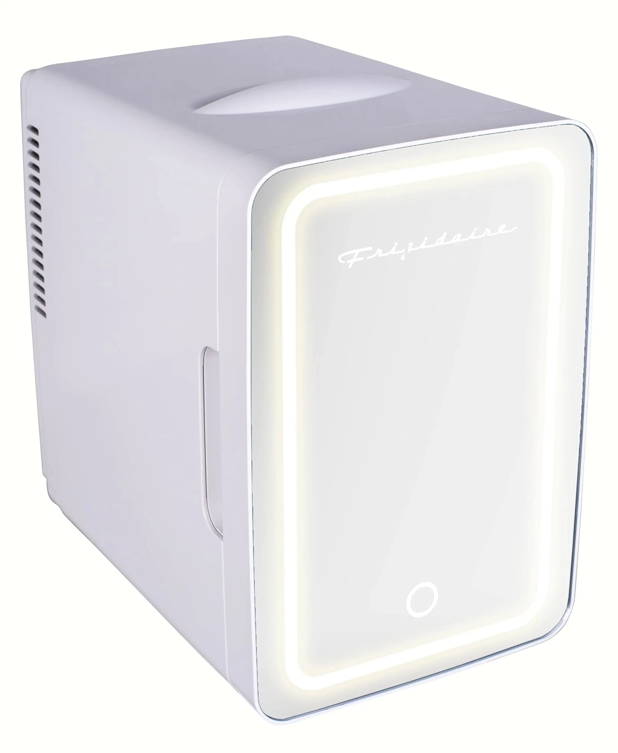 Frigidaire 15 Can Mini Beauty Lighted Mirror Fridge EFMIS170-WHITE