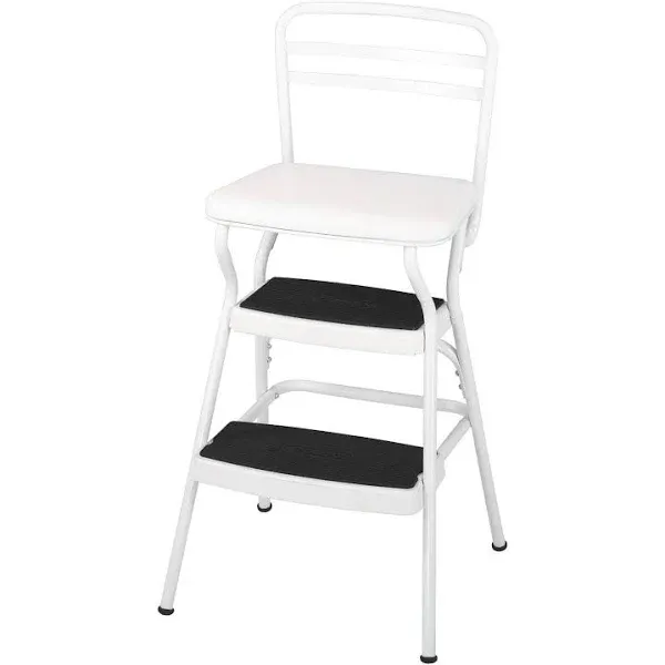 Cosco Retro Counter Chair/Step Stool with Lift-up Seat