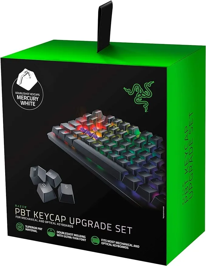 Razer - PBT Keycap Upgrade Set - Black