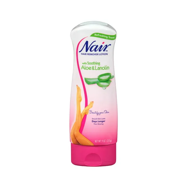 Nair Hair Remover Lotion Aloe Lanolin