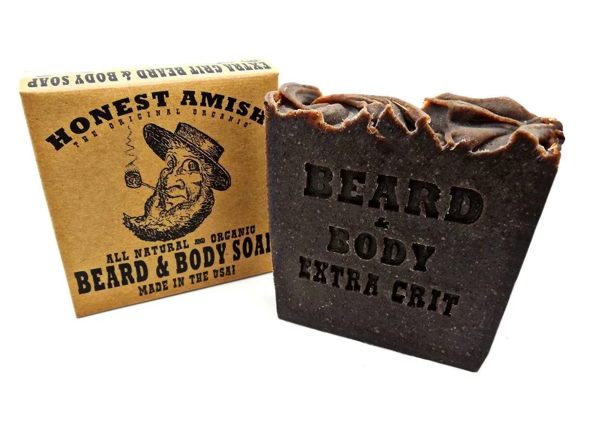 Honest Amish Beard and Body Soap (Extra Grit)