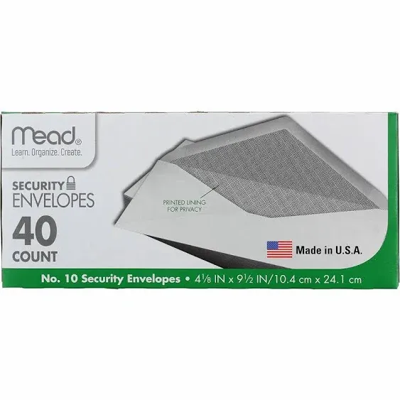 Mead Envelopes Security