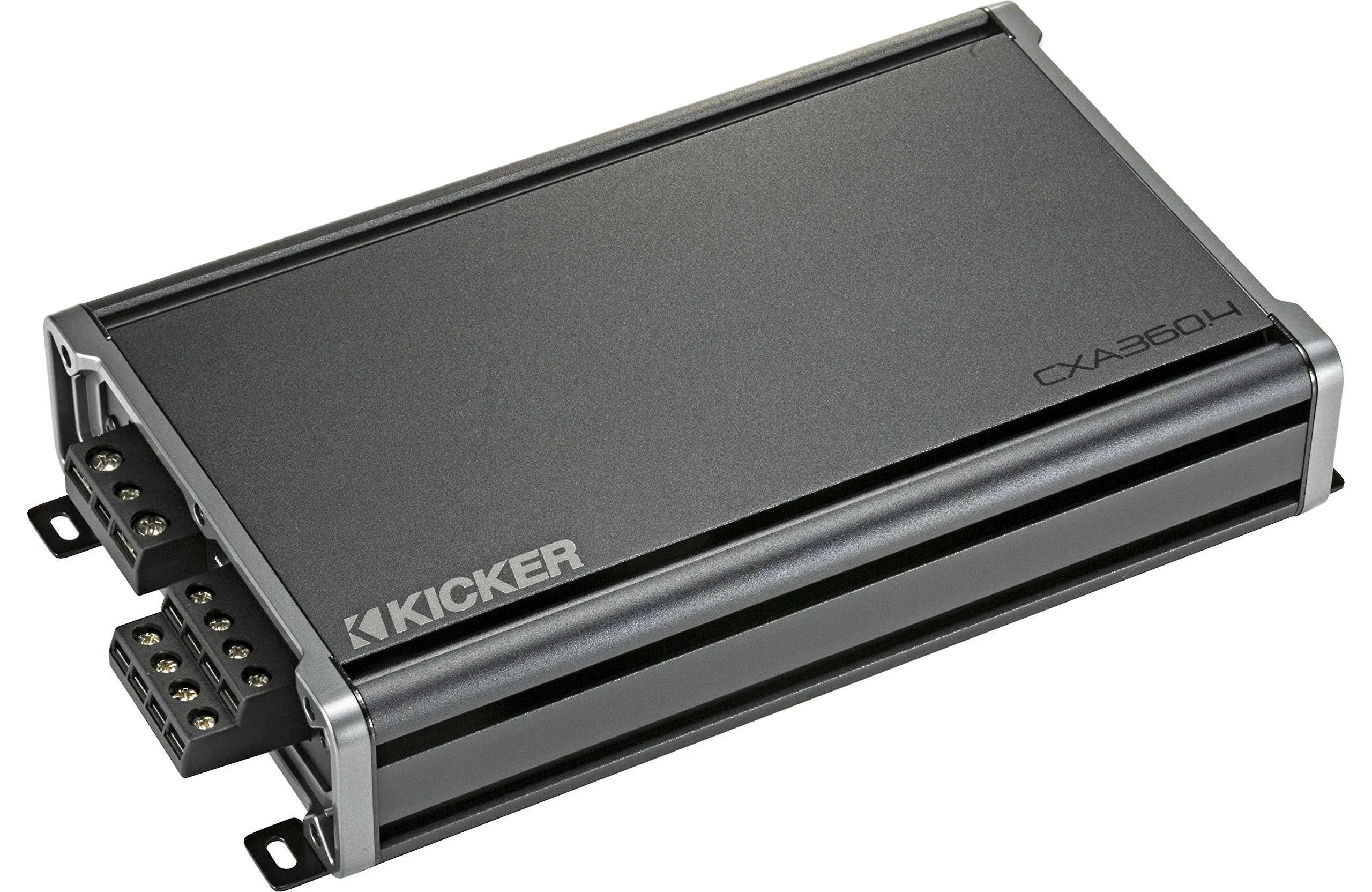 KICKER - CX 360W Class AB Bridgeable Multichannel Amplifier with Variable Crossovers - Black