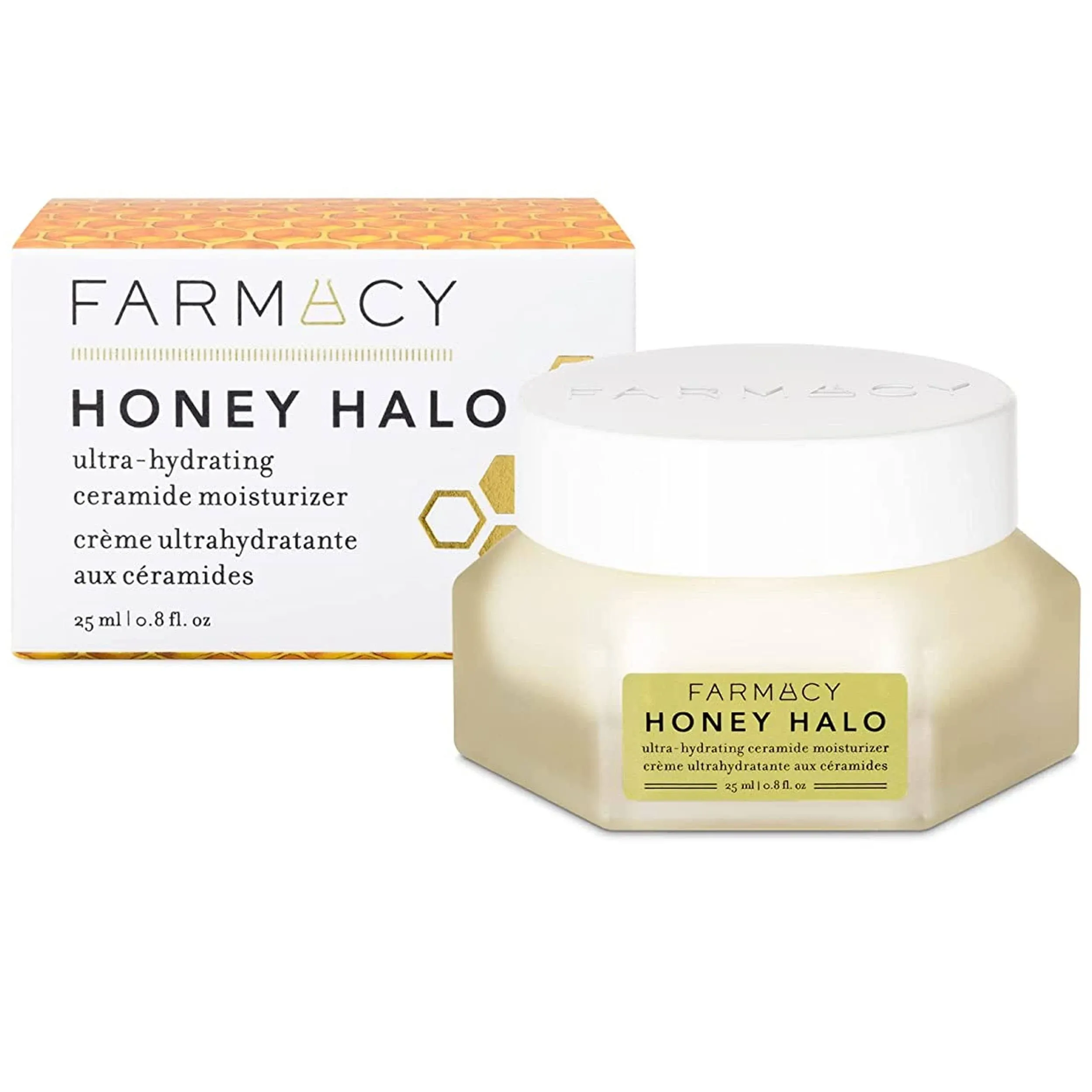 Farmacy Honey Halo Ceramide Face Moisturizer Cream - Hydrating Facial Lotion for Dry Skin (9ml)Farmacy Honey Halo Ceramide Face Moisturizer Cream - Hy…