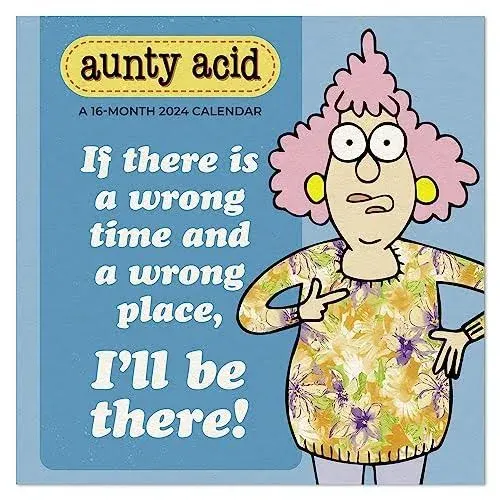 Mead Aunty Acid Wall Calendar