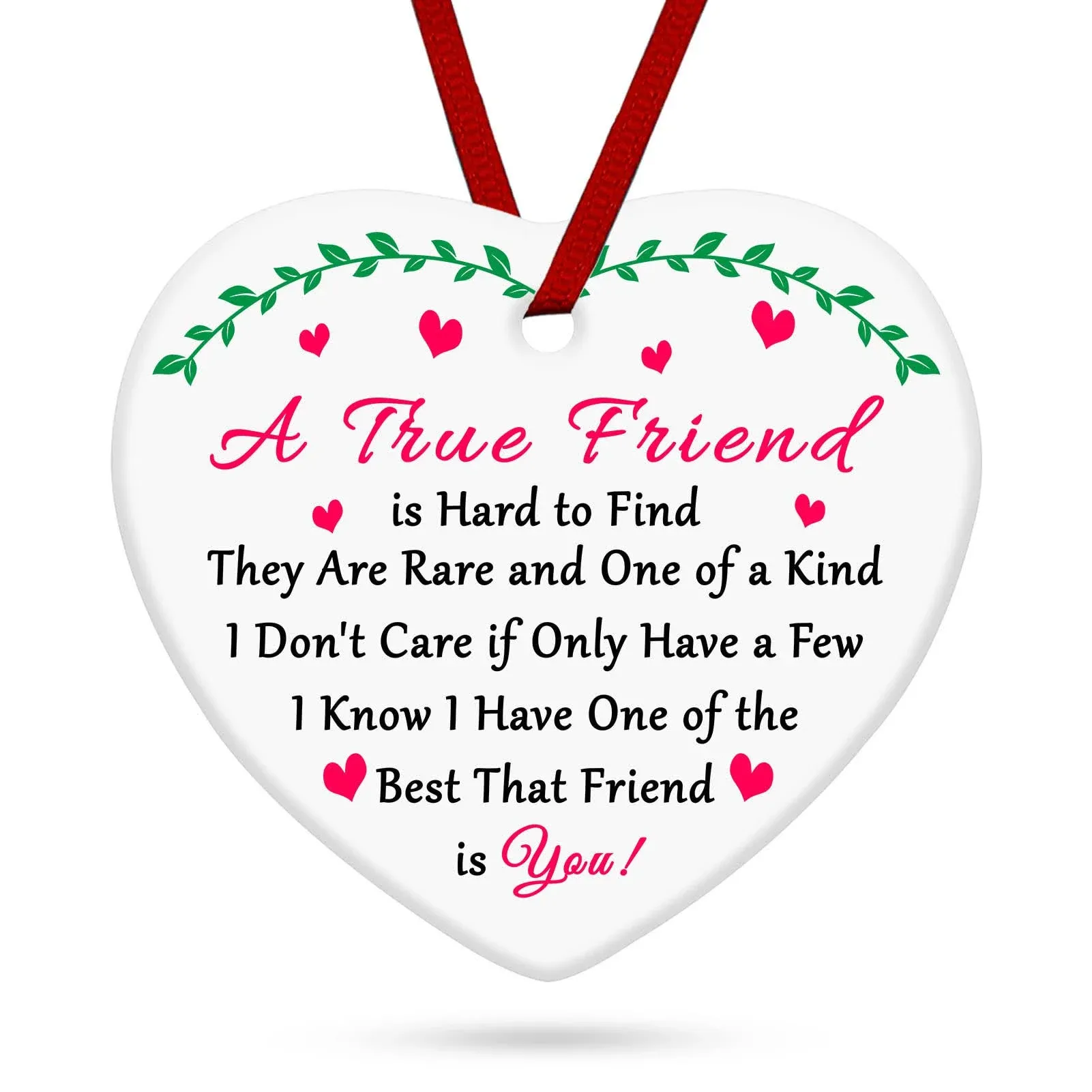 Christmas Friends Ornaments Gifts Best Friend Keepsake Friendship Ornaments 