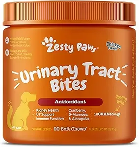 Cranberry Bites for Urinary, Kidney and Bladder Support Soft Chews for Dogs, 12.7 oz