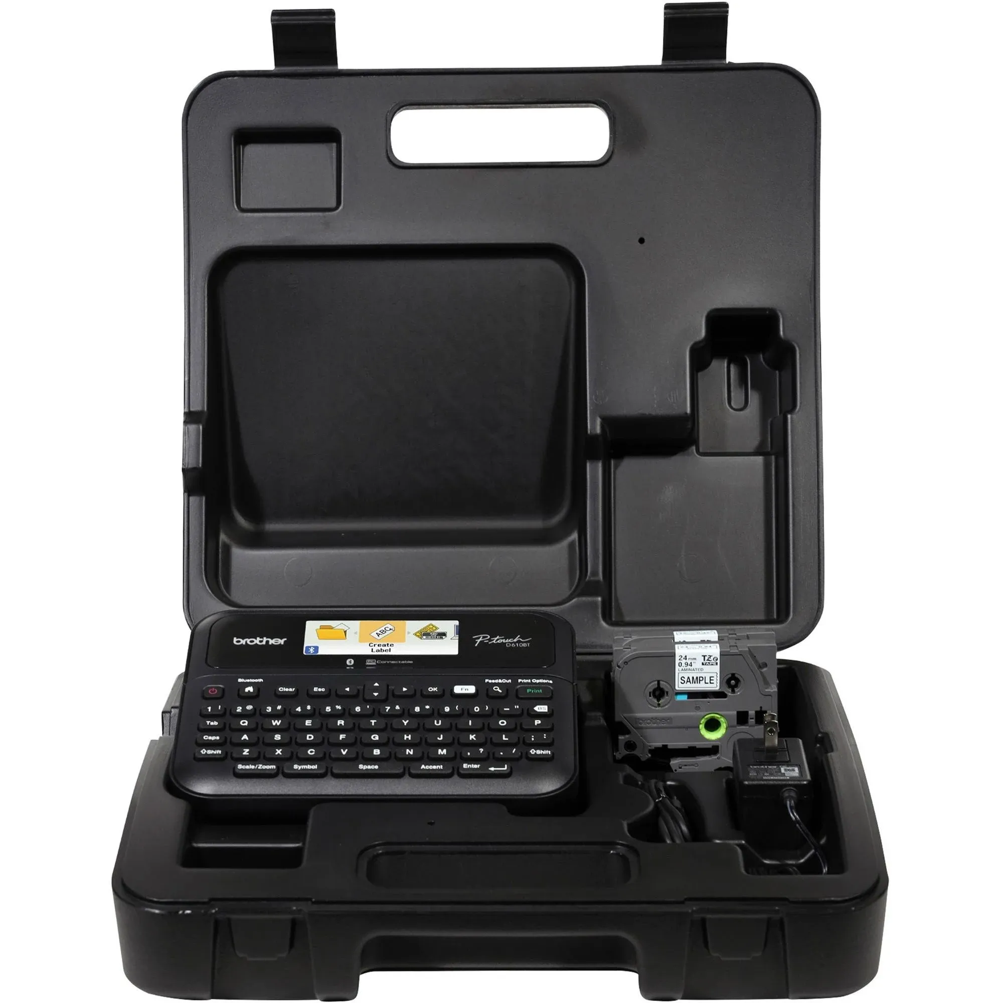 Brother P-Touch Connected Label Maker with Case PTD610BTVP