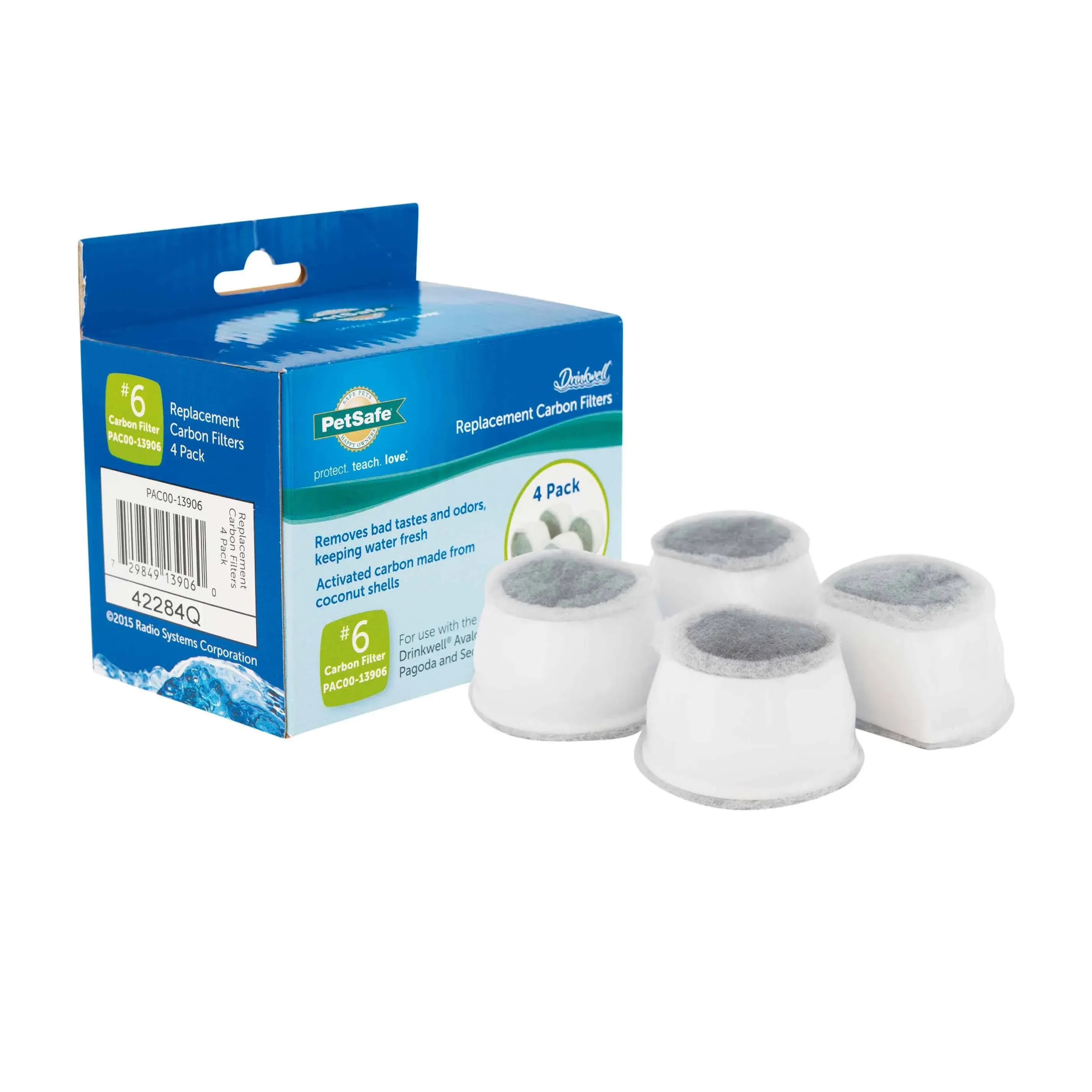 PetSafe 4-Pack Drinkwell Replacement Carbon Filters