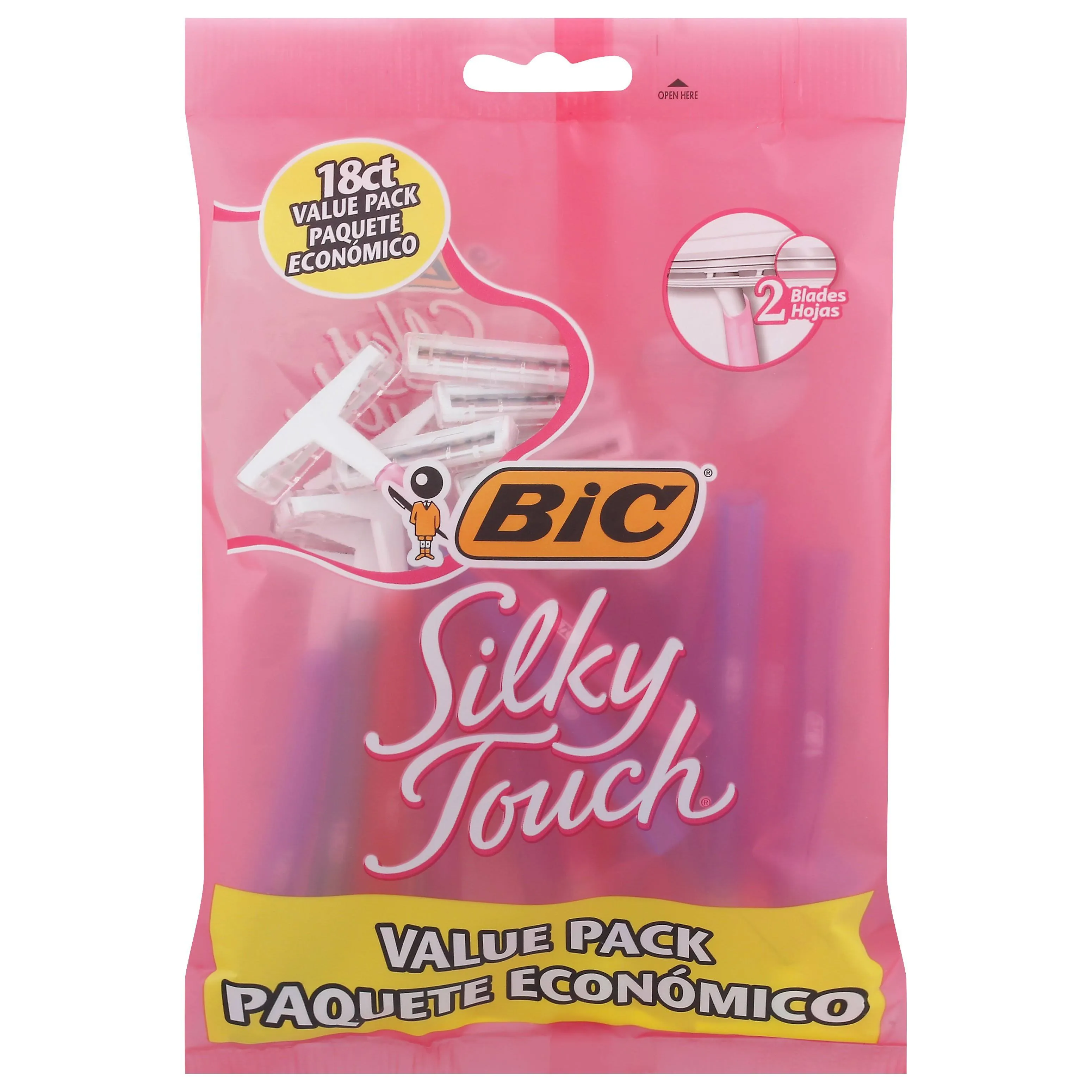 BIC Silky Touch Women's Disposable Razors, 18 Pack