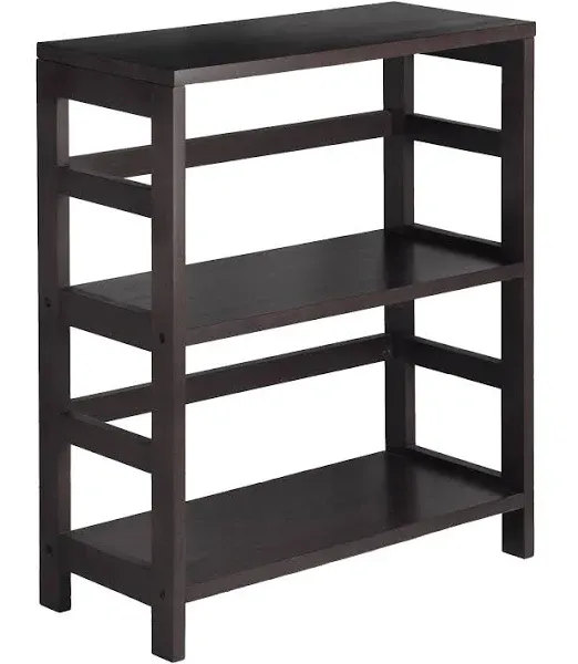 Winsome Wood Leo model name Shelving, Small and Large, Espresso