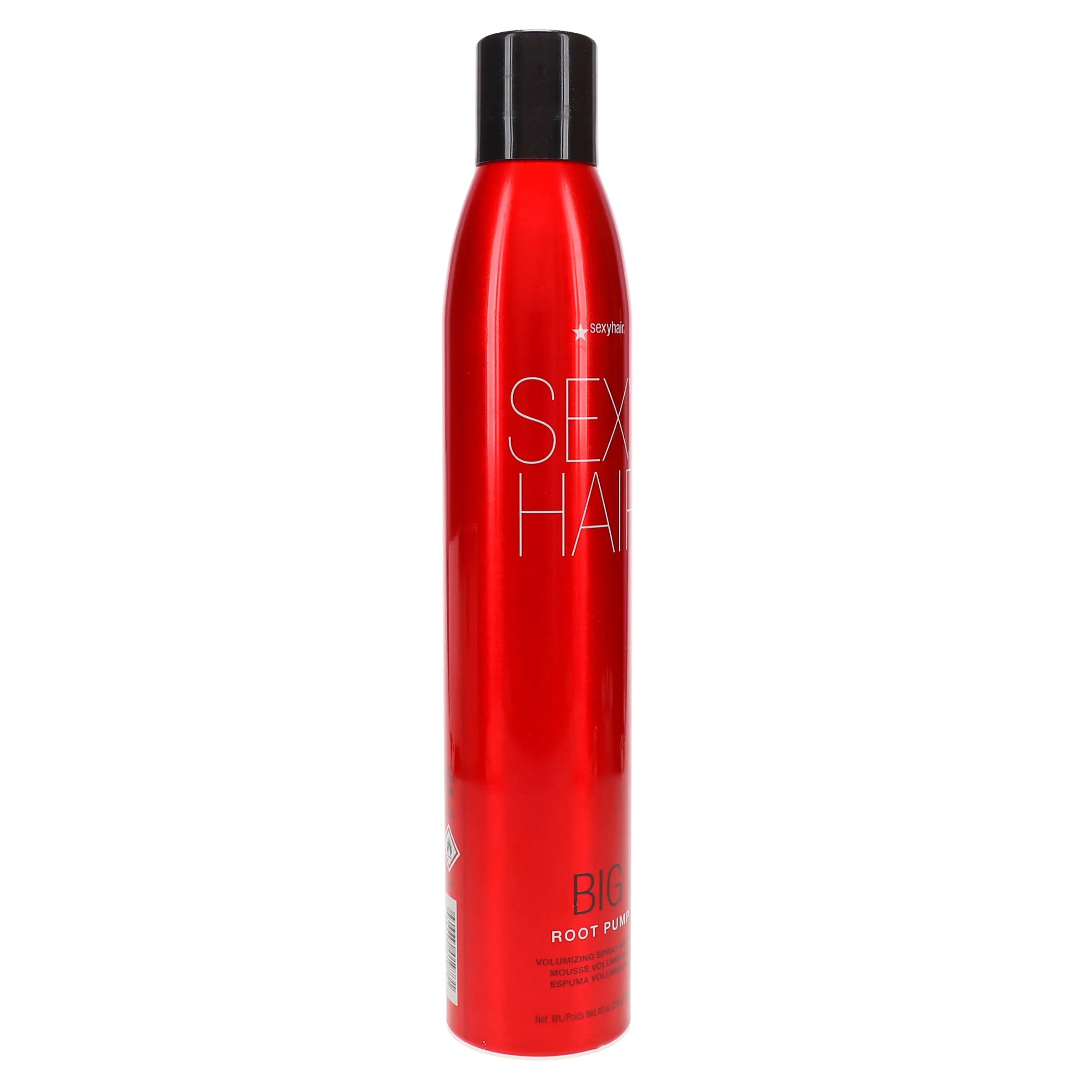 SexyHair Big Root Pump Volumizing Spray Mousse, 10 Oz | Volume with Medium Hold | Up to 72 Hour Humidity Resistance