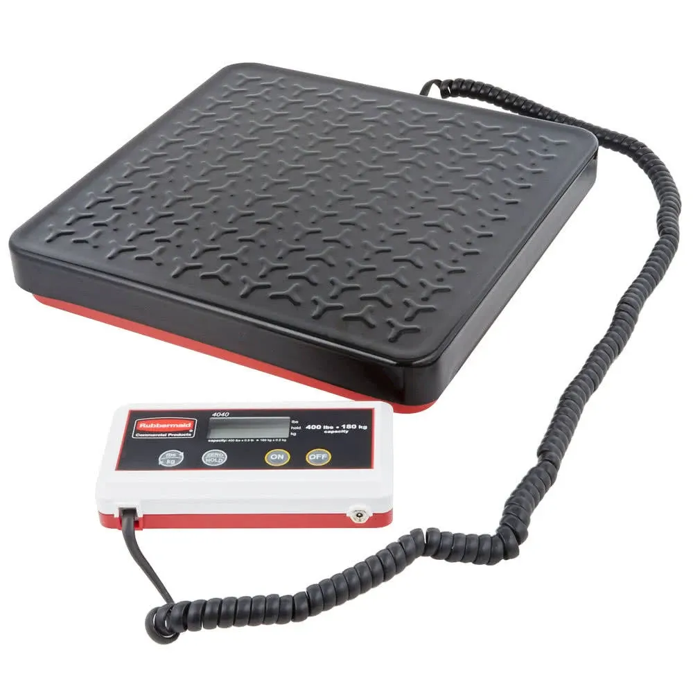 RUBBERMAID Digital Weighing Scale - 400-Lb./180-Ki<wbr/>logram Capacity