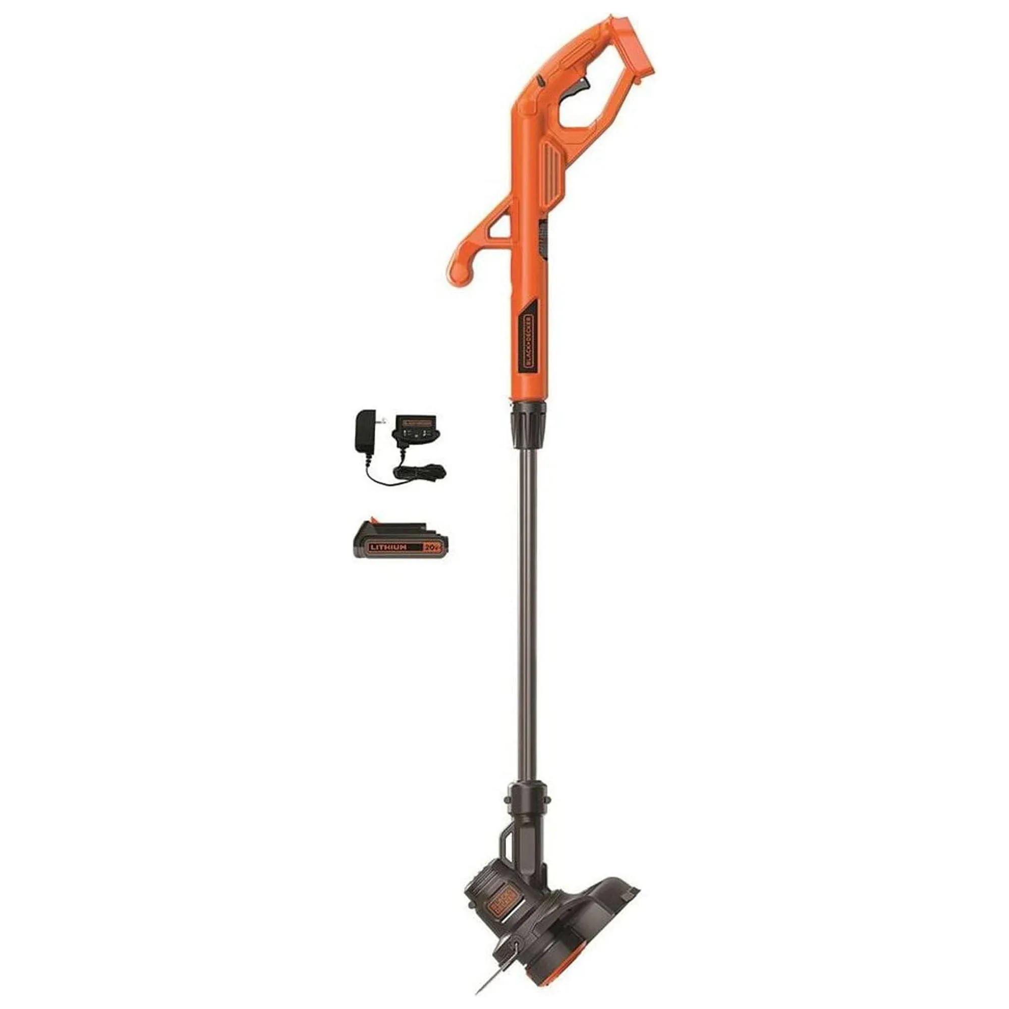 BLACK+DECKER 20V MAX String Trimmer/Edger Kit, 10-Inch (LST201)