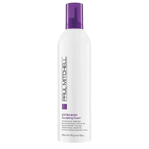 Paul Mitchell Extra-Body Sculpting Foam, Thickens + Builds Body, For Fine Hair