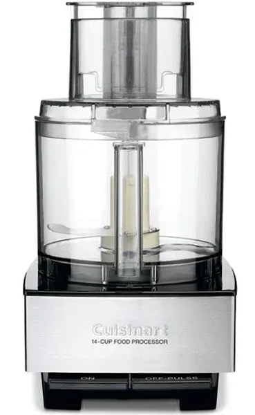 Cuisinart Food Processor 14-Cup Vegetable Chopper for Mincing, Dicing, Shredding, Puree & Kneading Dough, Stainless Steel, DFP-14BCNY