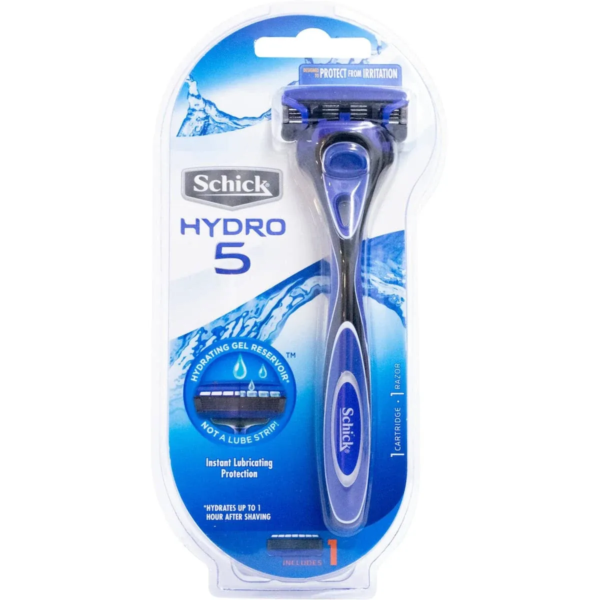 Schick Hydro 5 Razor (1 Razor Handle with 1 Cartridge)