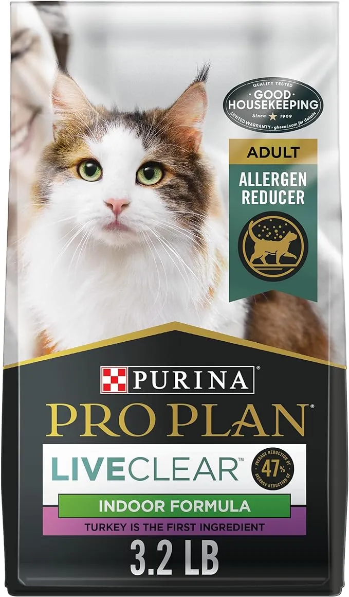 Purina Pro Plan LIVECLEAR Adult Indoor Formula Dry Cat Food - 12.5-lb bag