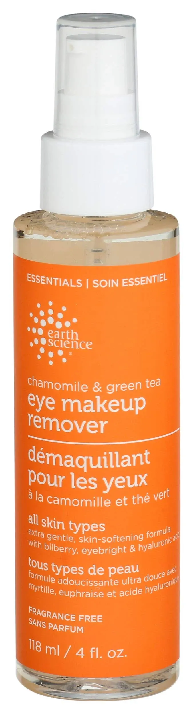 Earth Science Chamomile & Green Tea Eye Makeup Remover - 4 fl oz