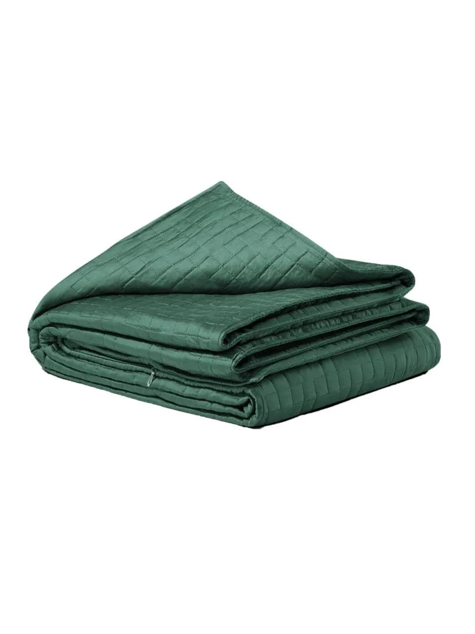 Gravity Cooling Weighted Blanket Single: 15lb / Forest Green