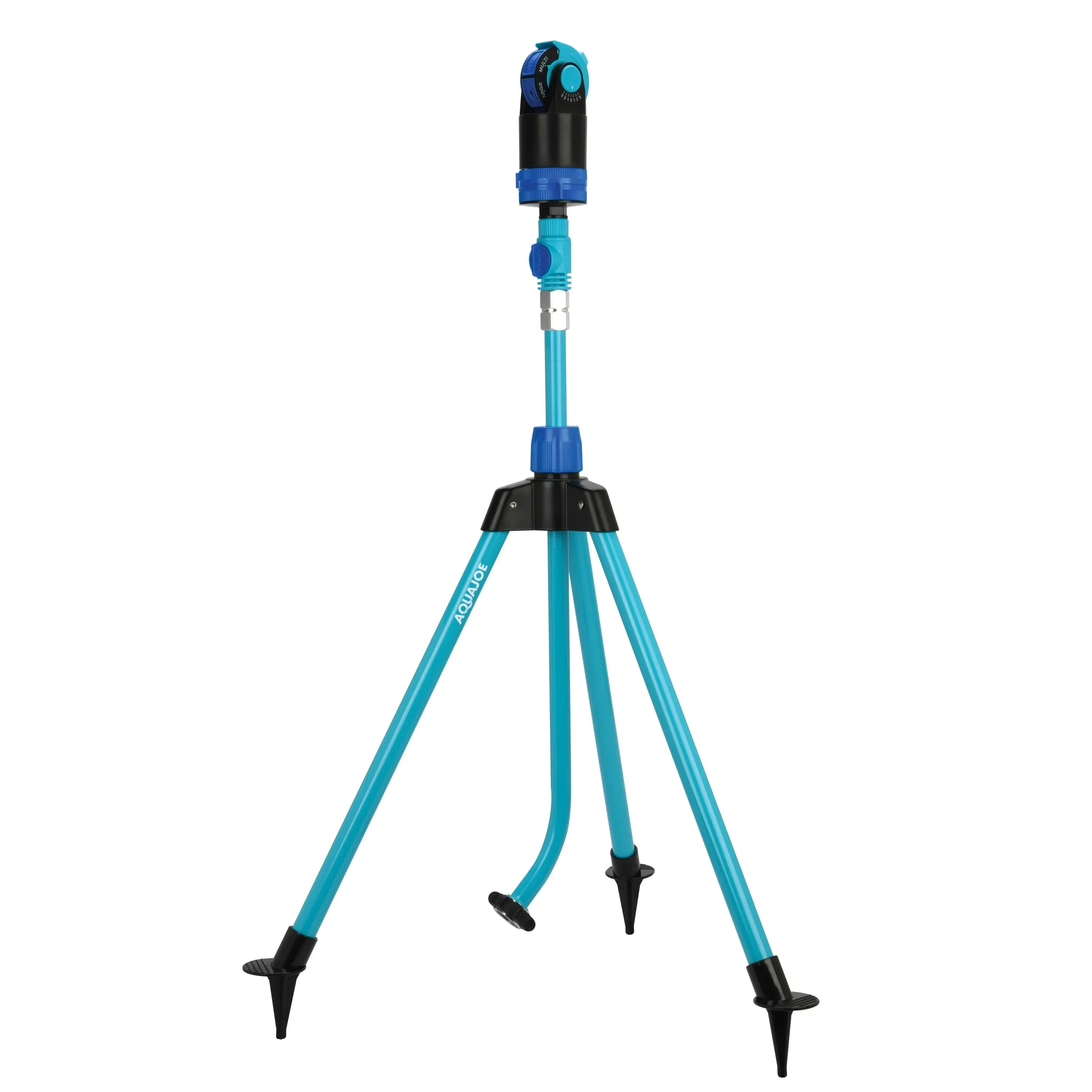 Aqua Joe HD Sprinkler Mister w/Metal Tripod Base 6 Patterns AJ-6PSTB-MAX - Blue