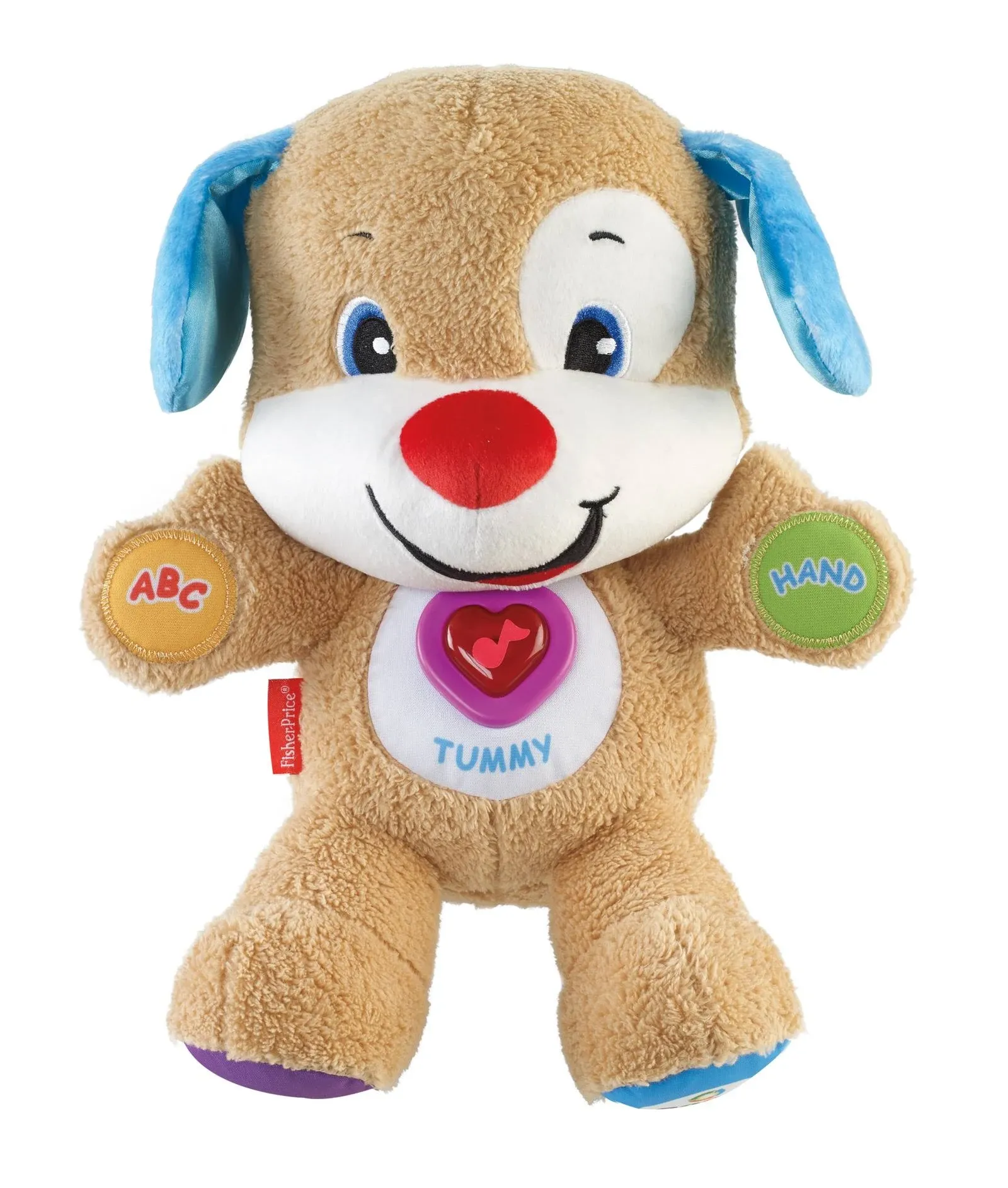 Fisher-Price Laugh & Learn Baby & Toddler Toy Smart Stages Puppy Interactive Plush Dog With Music And Lights For Ages 6+ Months