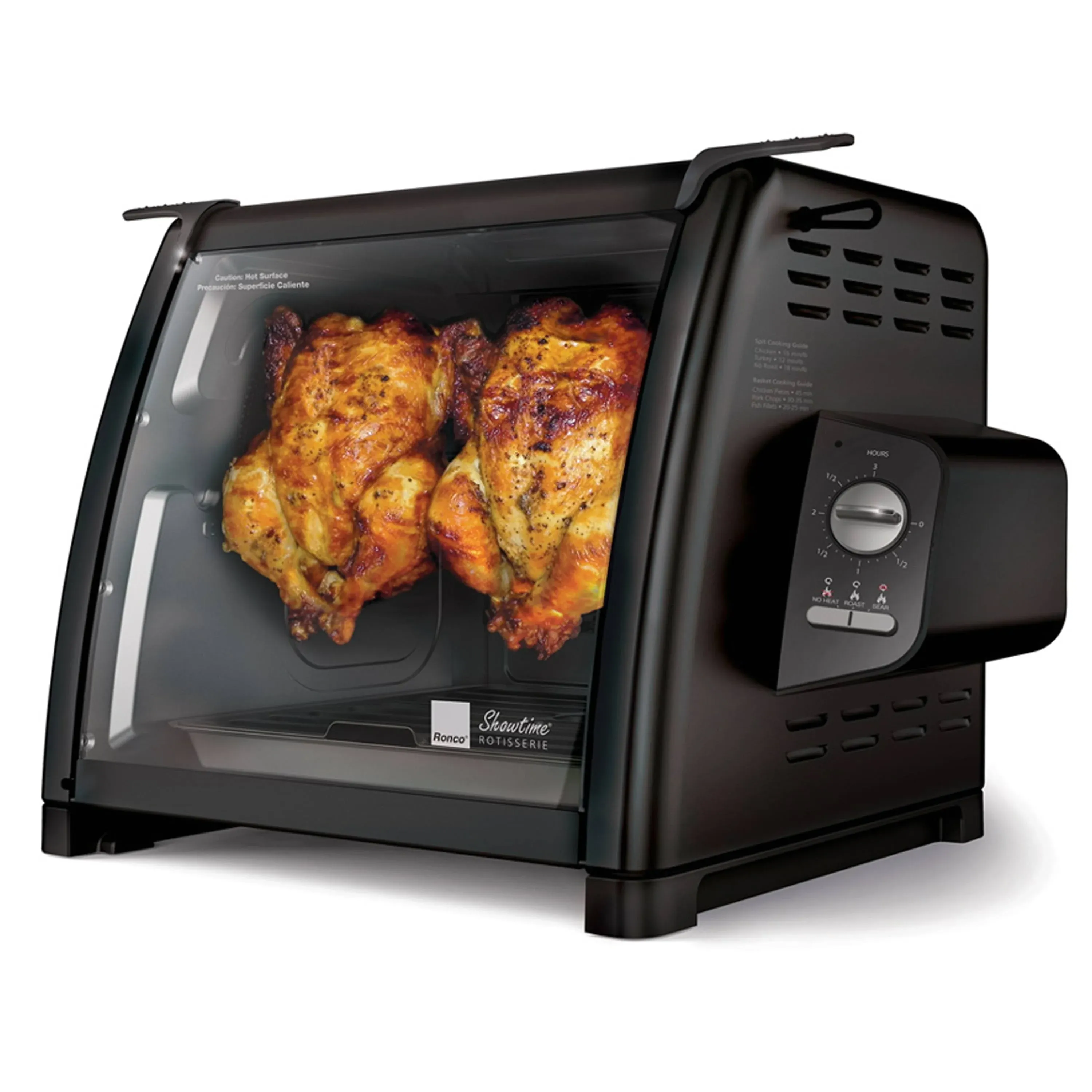 Ronco Series Black Countertop Rotisserie Oven