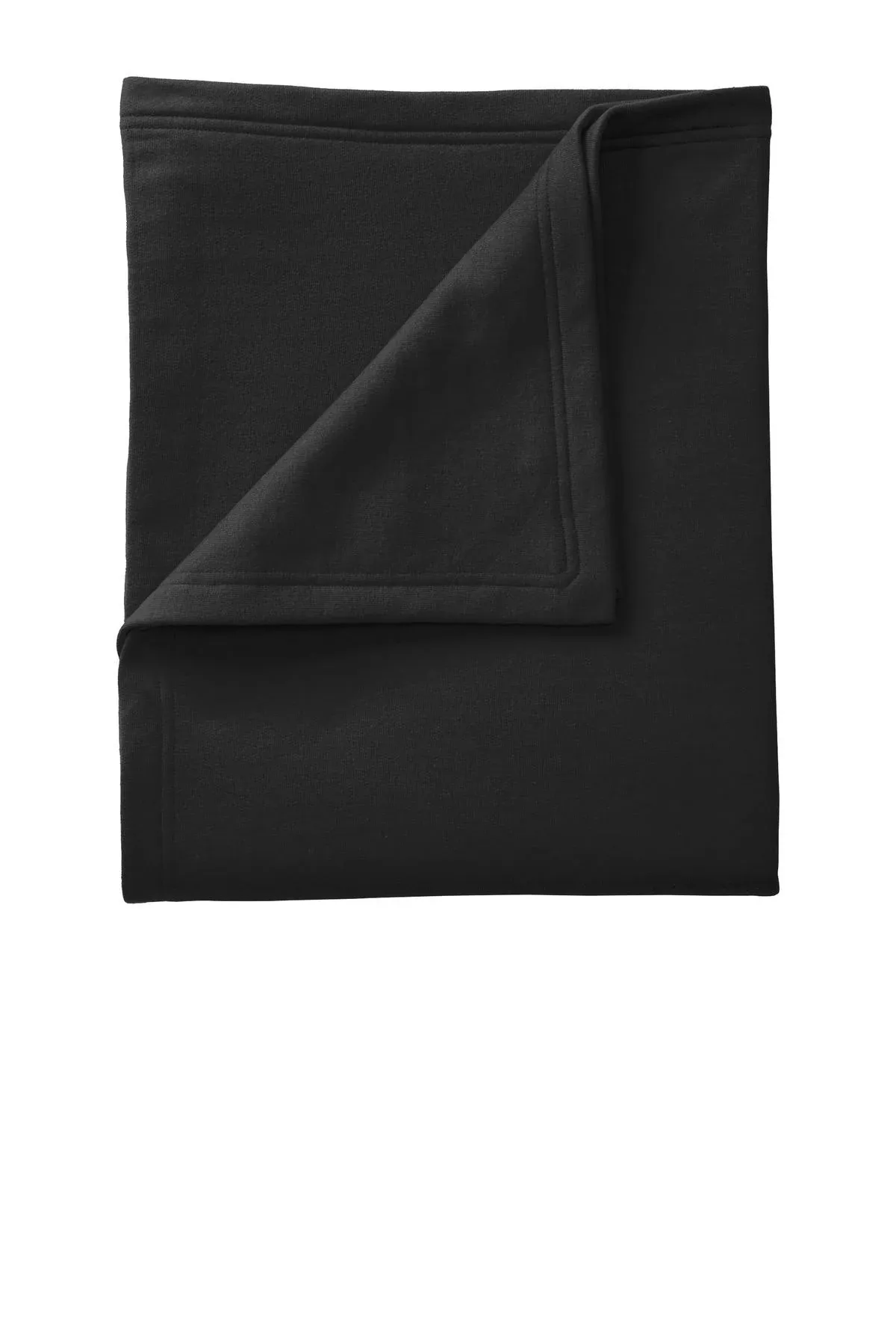 Port Company BP78 Core Fleece Sweatshirt Blanket, Jet Black, One Size