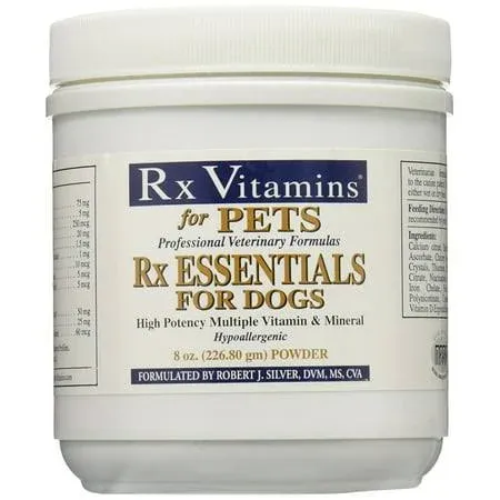 Dog Vitamin &amp; Mineral Supplement - Rx Vitamins for Pets - 8 oz Powder 