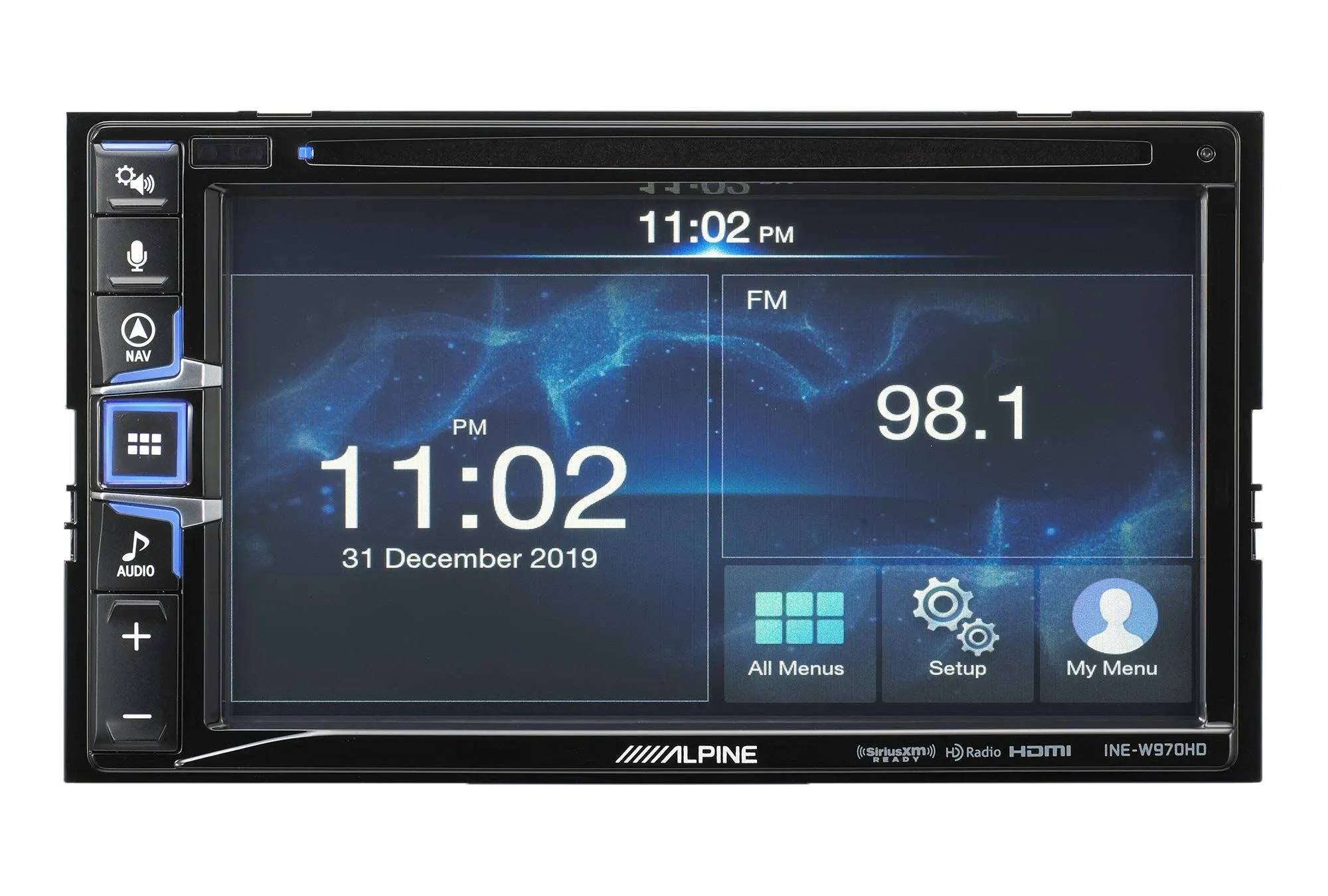 Alpine INE-W970HD 2-Din 6.5&#034; Car Monitor DVD Player CarPlay/Androi<wbr/>d/GPS Receiver