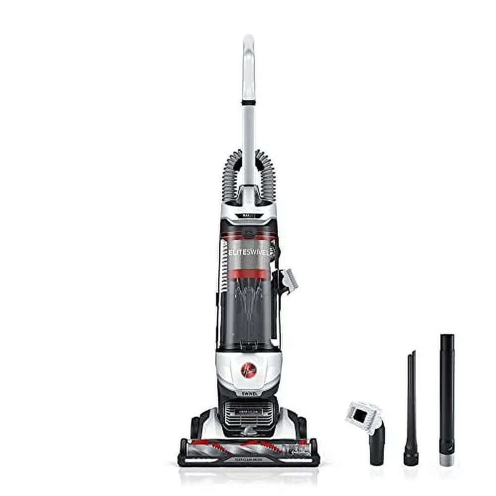 Hoover MaxLife Elite Swivel Vacuum Cleaner with HEPA Media Filtration, White, UH75150 Bagless Upright for Carpet and Hard Floors