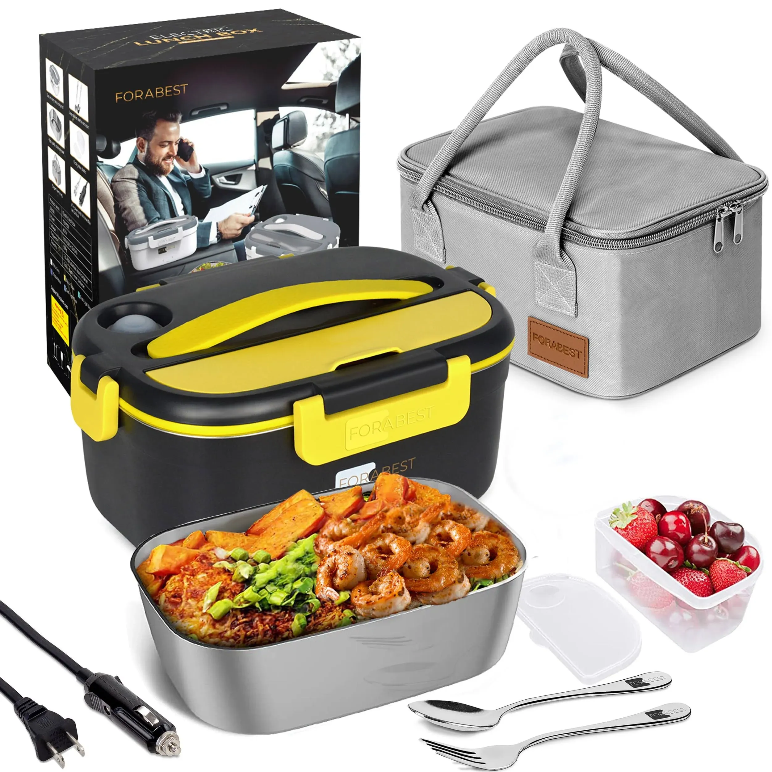 Forabest Electric Lunch Box Food Heater