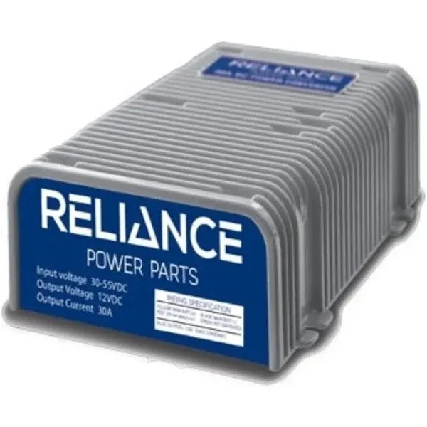 Reliance 36V/48V-12V Voltage Reducer/Conver<wbr/>ter for Golf Carts- Universal Fit