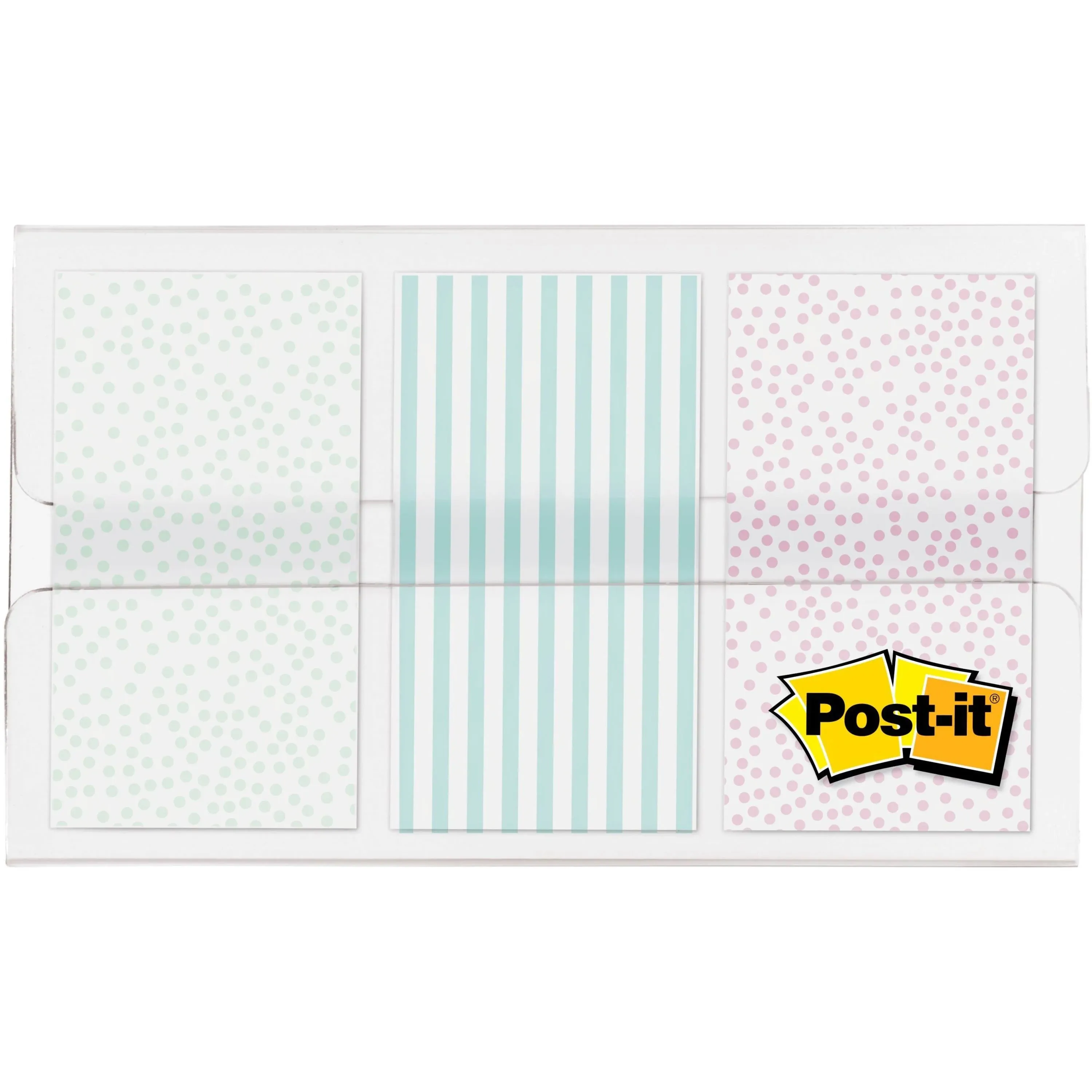 Post It Flags Gradient Print in portable dispenser 60 ct 682-GRDNT 0.94 x 1.7 in