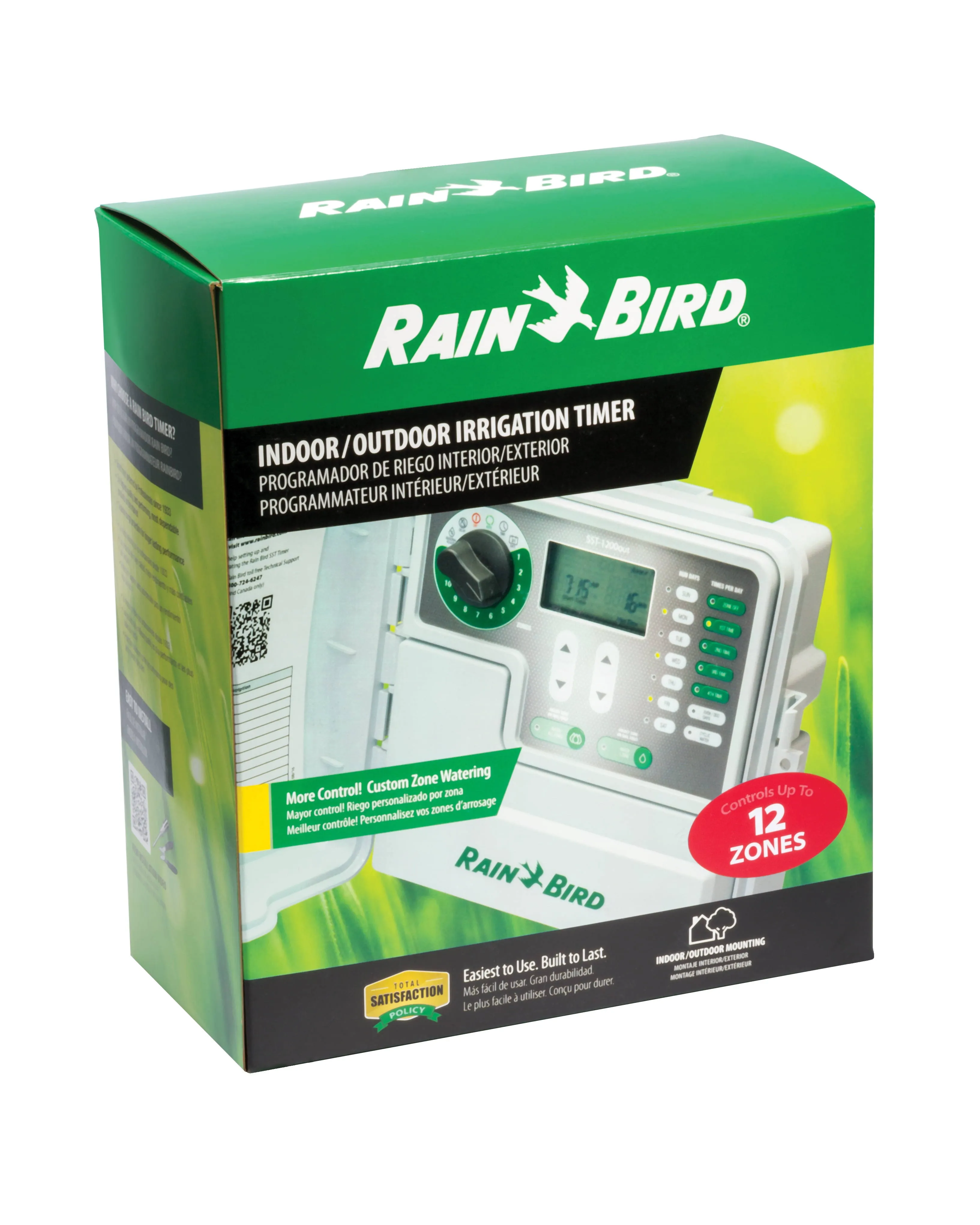 Rain Bird 12-Zone Simple-to-Set Indoor/Outdoor Irrigation Timer