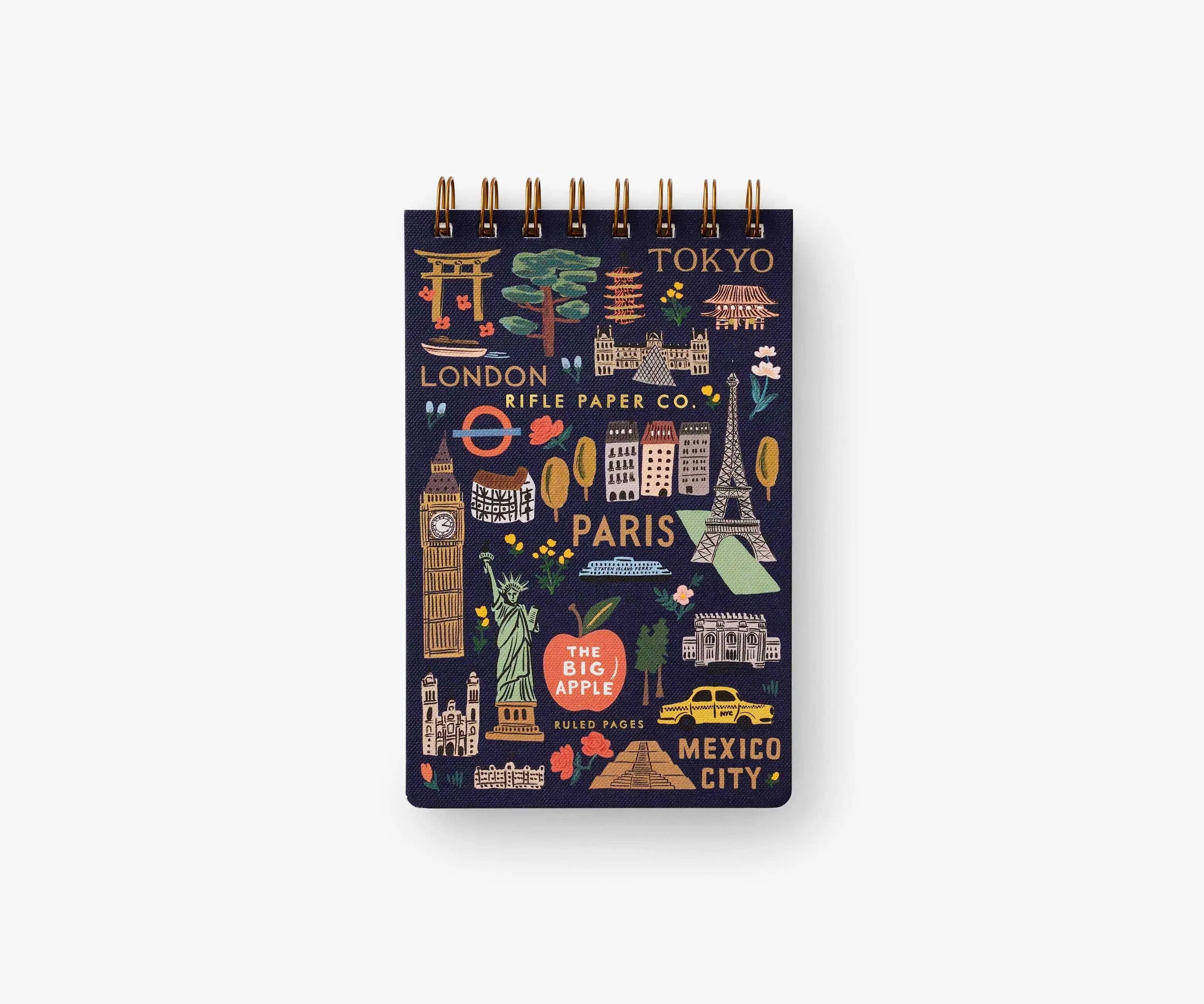 Bon Voyage Top Spiral Notebook