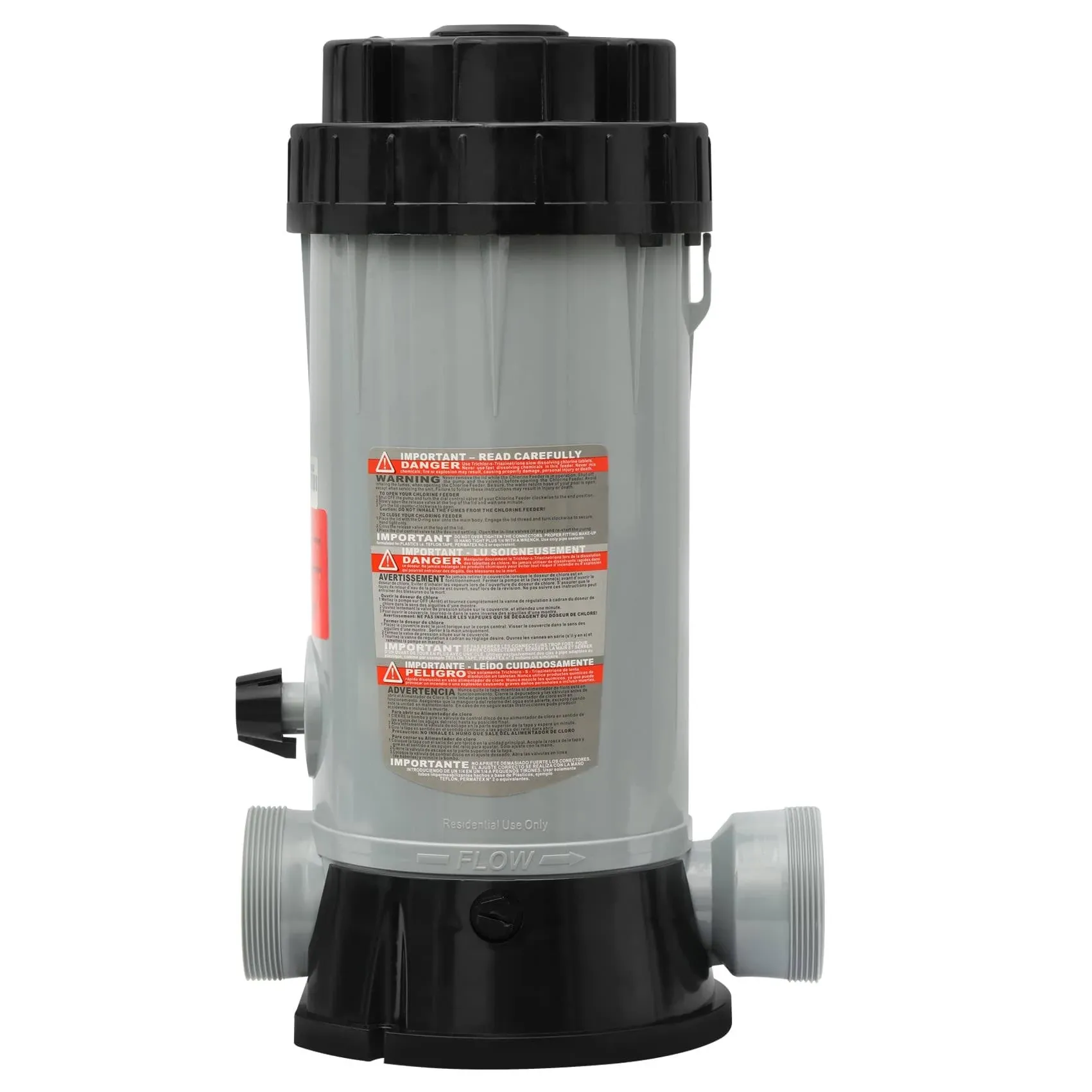 CL200 Inline Automatic Chlorinator Compatible with Hayward CL200 Chlorinator Feeder, Inground Pool Inline Automatic Chemical Feeder, High-Strength ABS Material, Easy Installation (Carry Instructions)