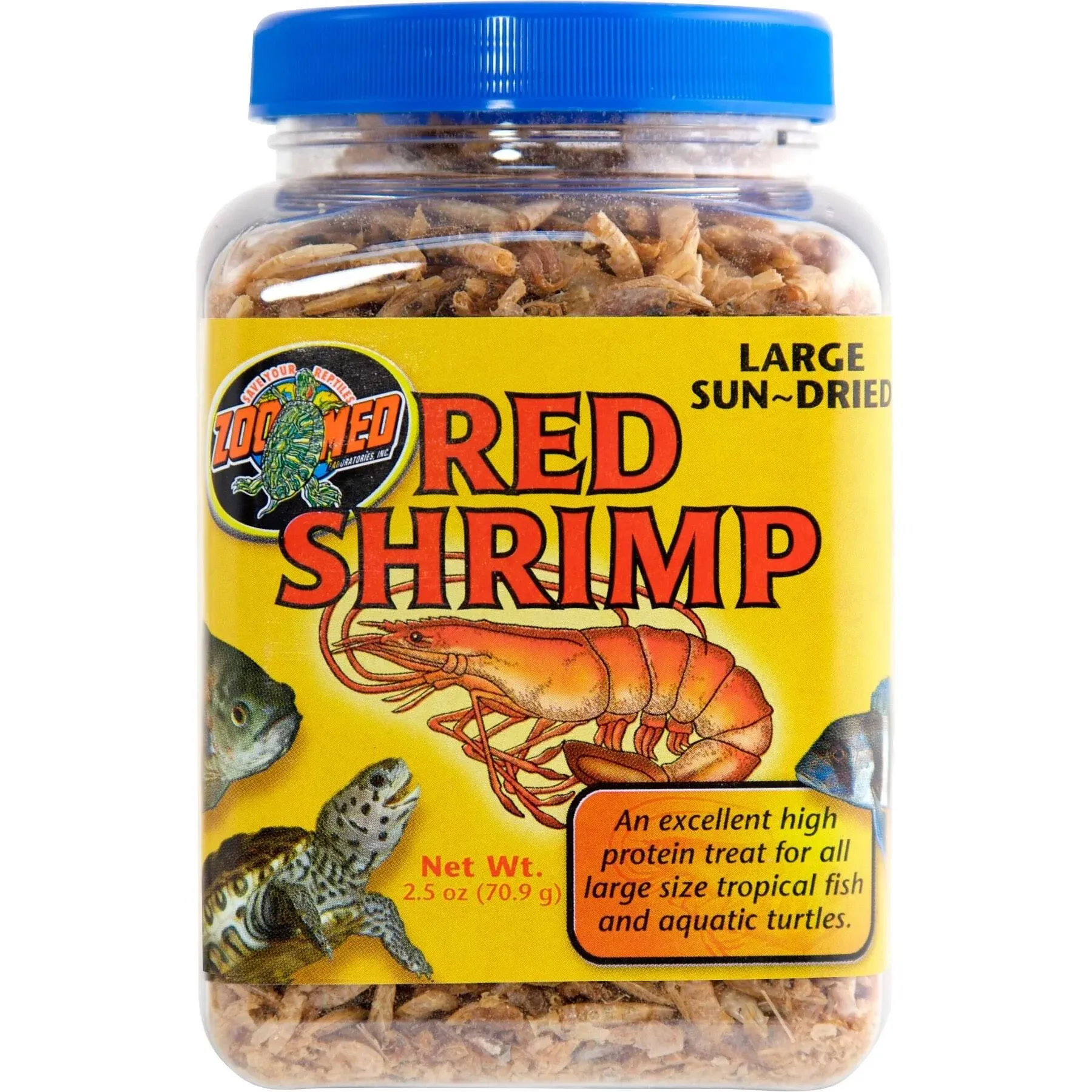 Zoo Med Large Sun Dried Red Shrimp 2.5 oz