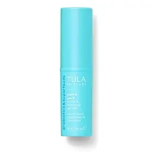 TULA Skin Care Eye Balm Glow & Get It - Dark Circle Treatment, Instantly Hydrate and Brighten Undereye Area, Portable and Perfect to Use On-the-go, 0.35oz