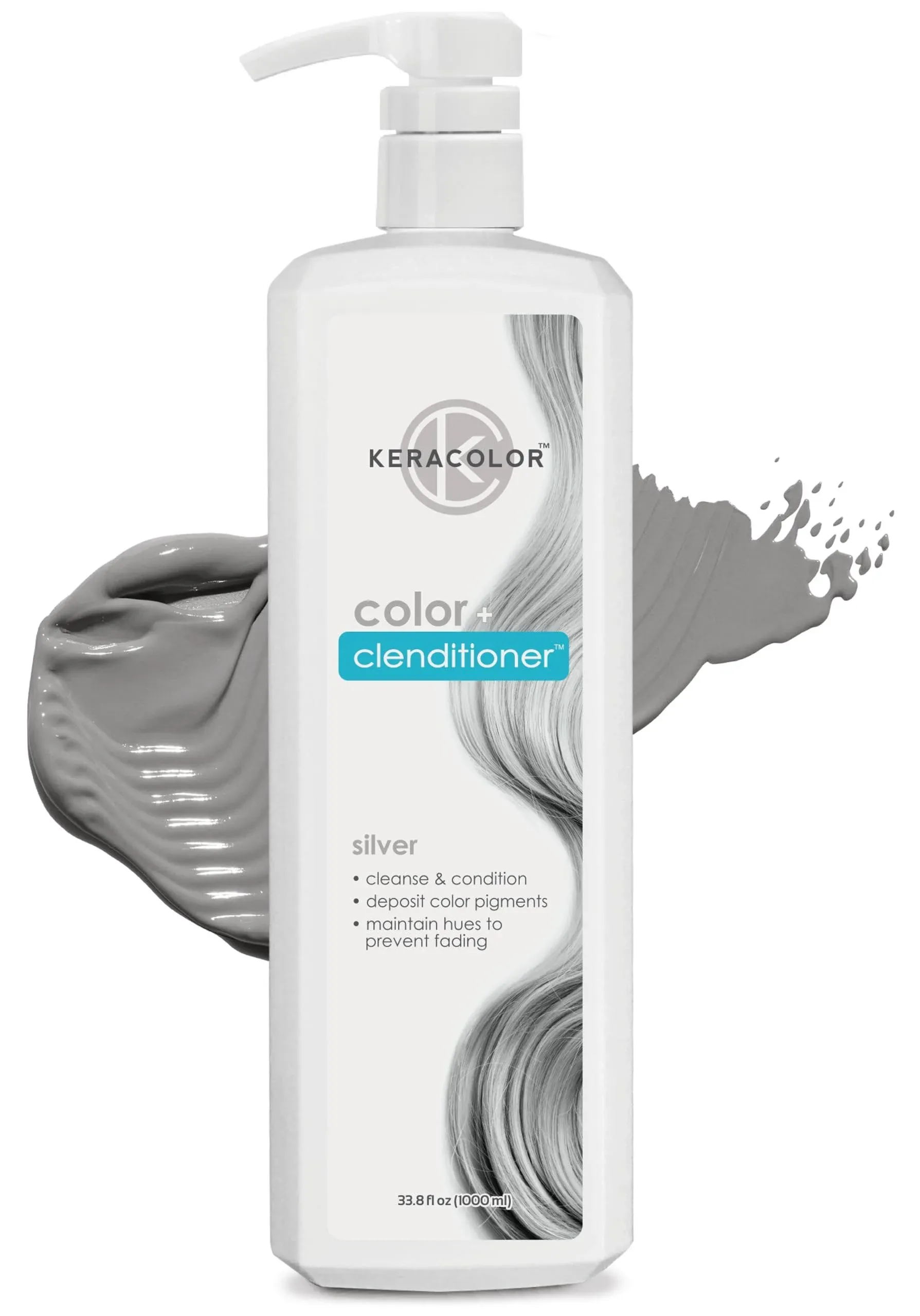 Keracolor Clenditioner Hair Dye - Semi Permanent Hair Color Depositing Conditioner, Cruelty-free, 20 Colors