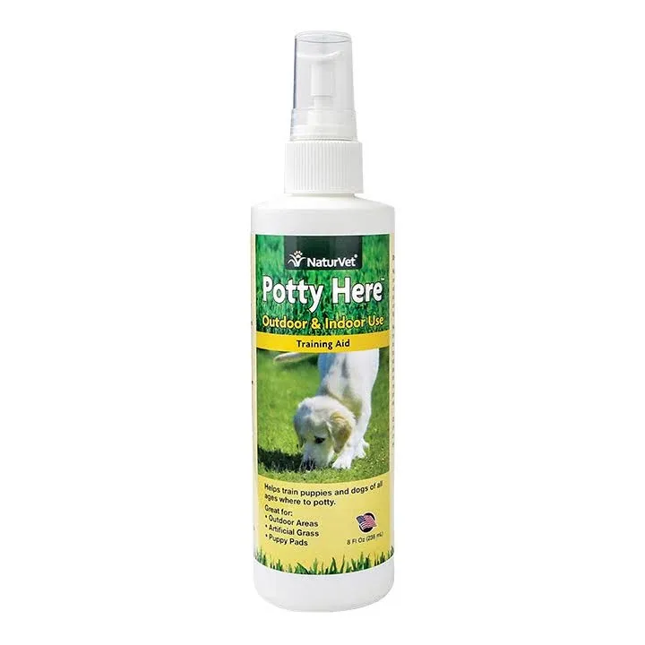 NaturVet Potty Here Training Aid Spray - 8 oz