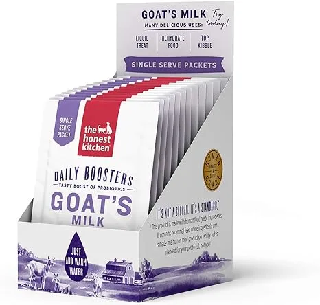 The Honest Kitchen Daily Boosters Instant Goat's Milk with Probiotics for Dogs