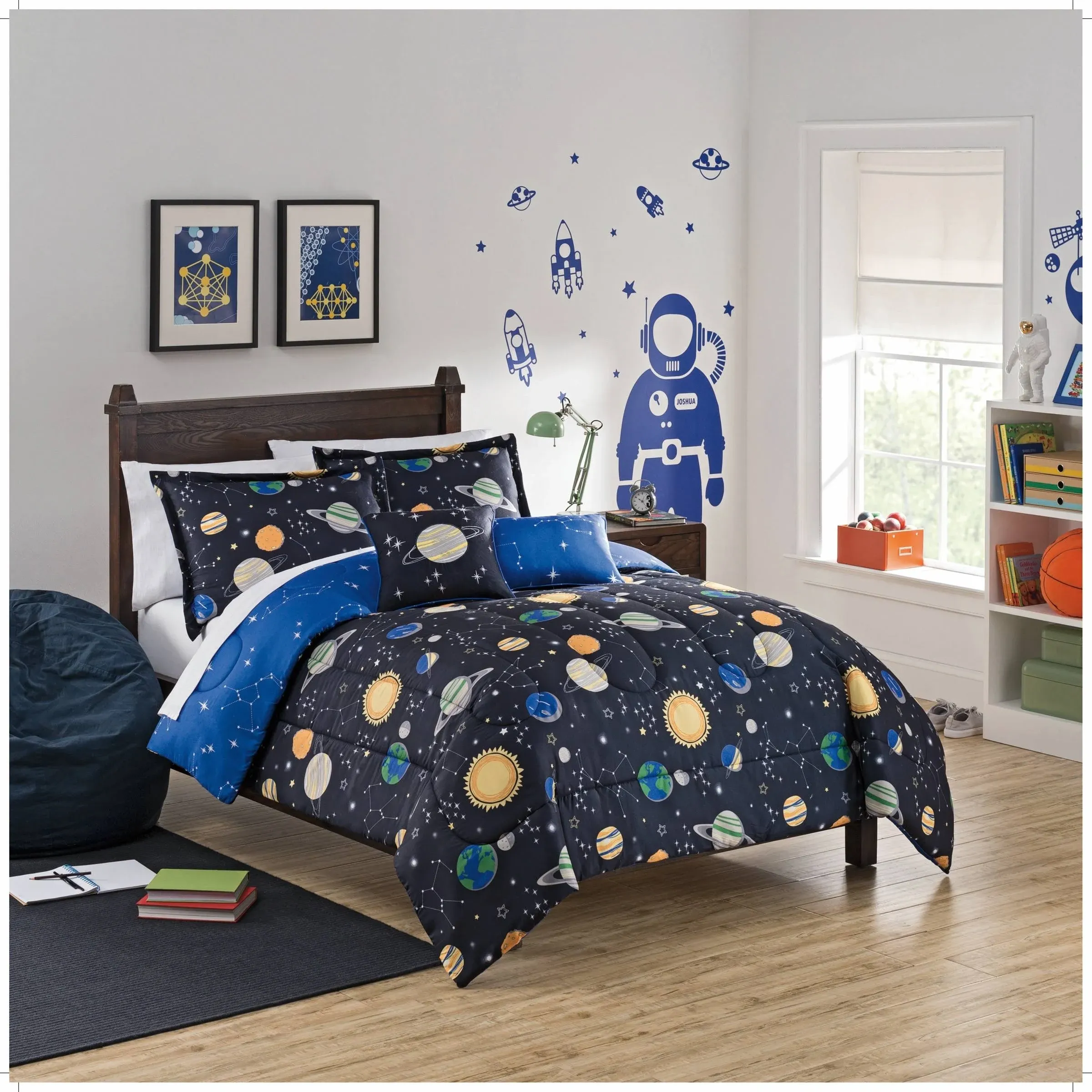 Waverly Kids Space Adventure Reversible Comforter Set, Twin